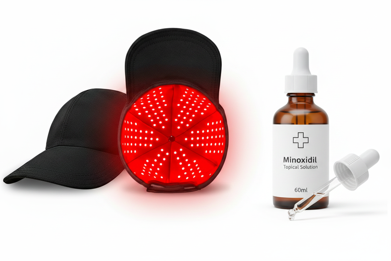 Laser Cap vs Minoxidil: Which Works Better for Hair Regrowth? (2026)