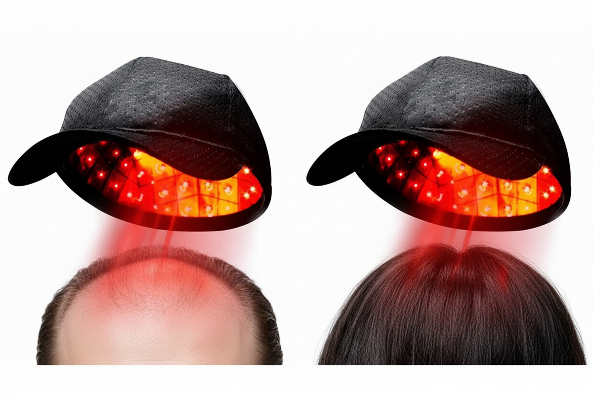Casque Laser Repousse Cheveux | 272 Diodes Médicales | Traitement LLLT à Domicile